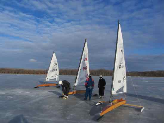 Ice boating